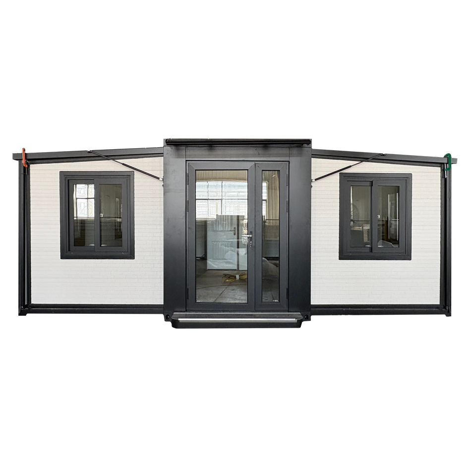 Bastone Mobile Expandable Prefab House 19ft x 20ft – White 7-Brick