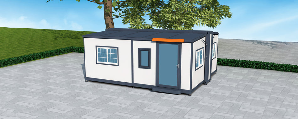 Maison préfabriquée extensible mobile Bastone 17 pi x 20 pi