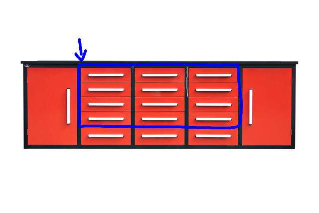 Drawer Panel for Large Workbench