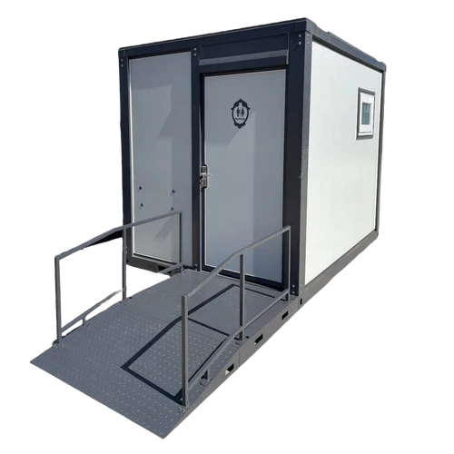 Toilettes portables Bastone avec rampe d'accès pour personnes handicapées (grande taille)