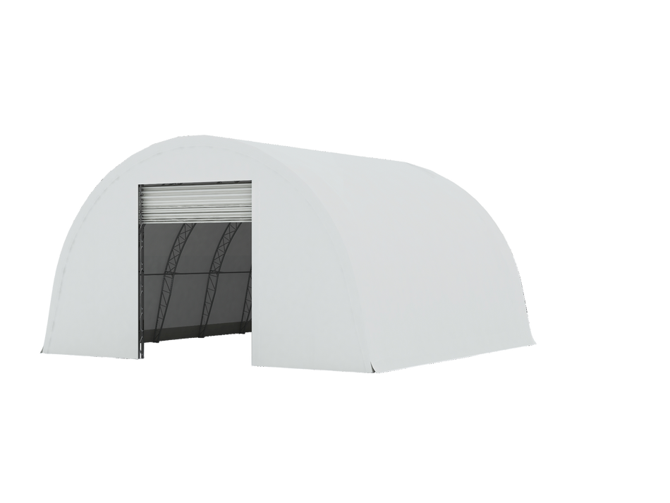 Double Truss Round M Model Storage Shelter W40'xL40'xH22'
