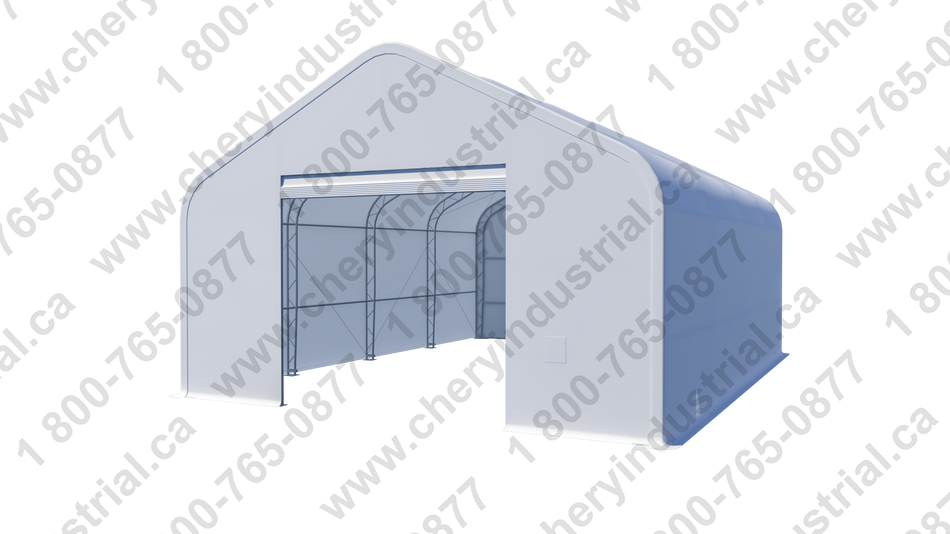 Abri pointu à double ossature Gold Mountain W30'xL40'xH20'