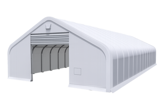 Gold Mountain Single Truss Peak Storage Shelter W30'xL64'xH15' 4FT