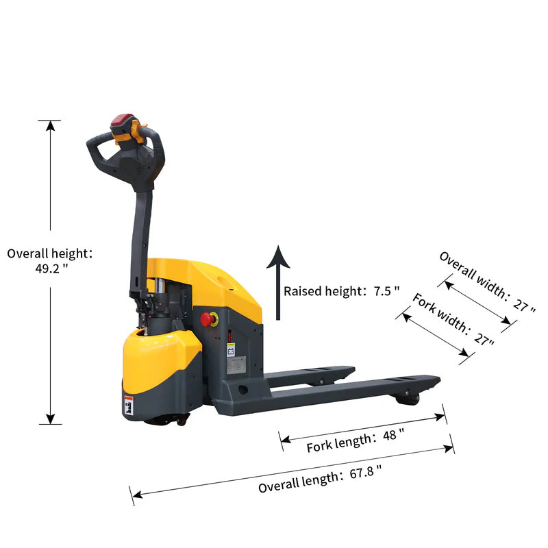 4400lbs Electric Pallet Truck W-E