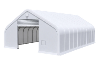 Gold Mountain Single Truss Peak Storage Shelter W30'xL40'xH15' 4FT