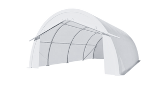 Gold Mountain Single Truss Round Storage Shelter W20'xL20'xH12'