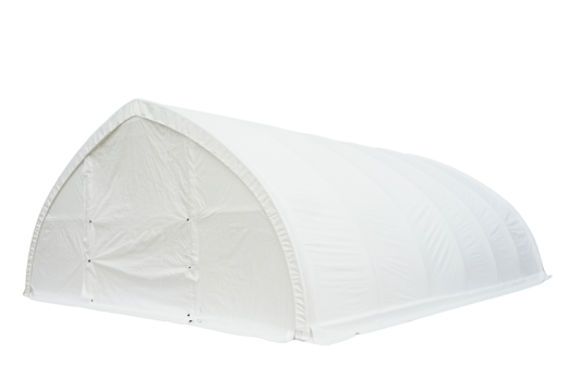 Gold Mountain Single Truss Arch Wall Peak Storage Shelter W20'xL30'xH12'