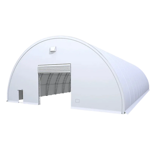 Double Truss Round M Model Storage Shelter W60'xL120'xH30'